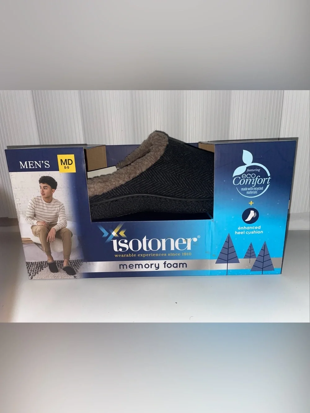 isotoner men’s slip
